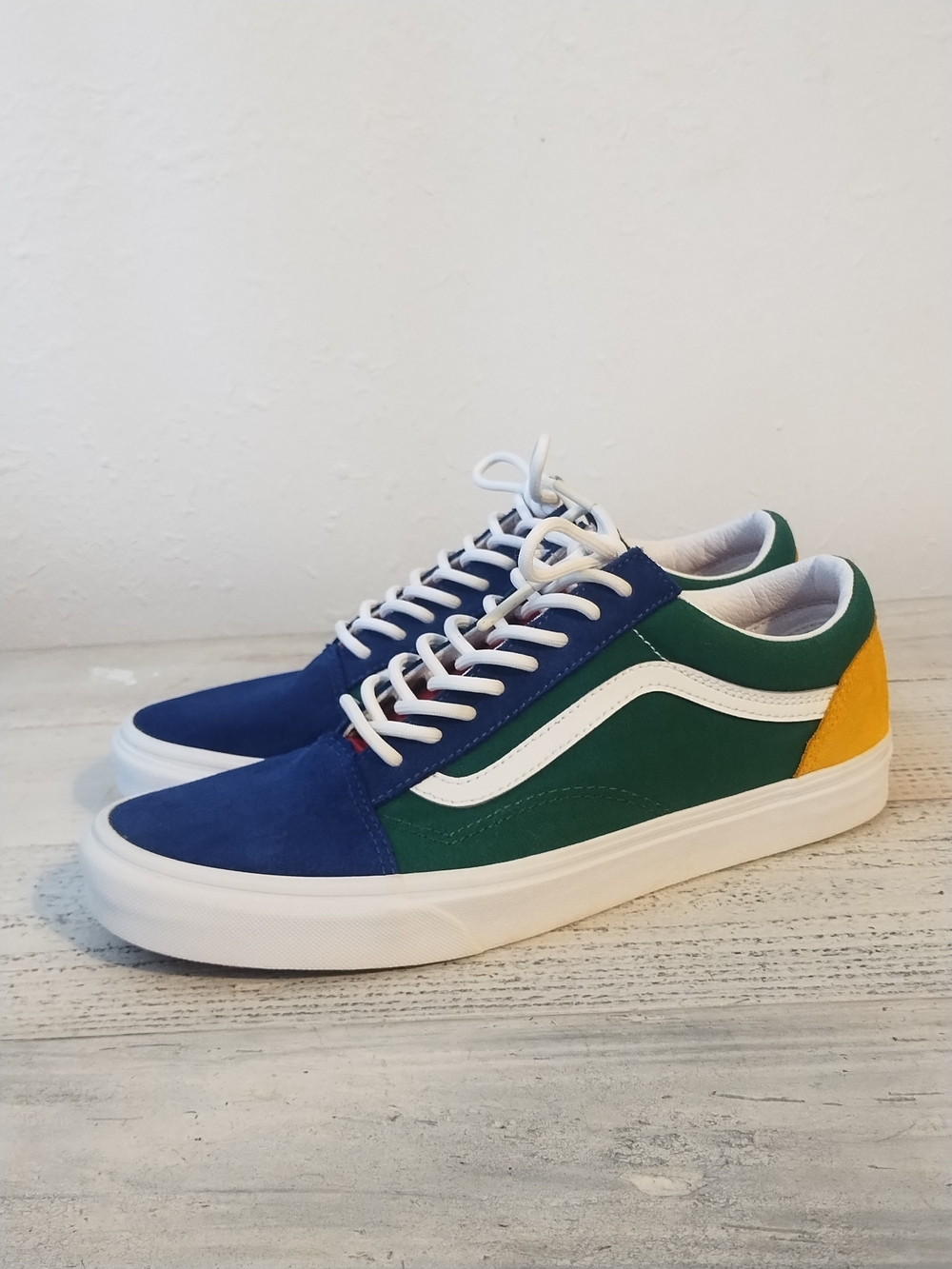 Vans unisex Old Skool Yacht Club Colorblock Low Top Skate women size 12/men's